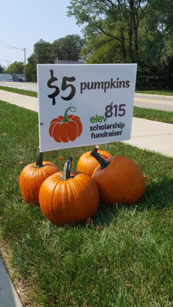 $5 pumpkins - elev815 scholarship fundraiser